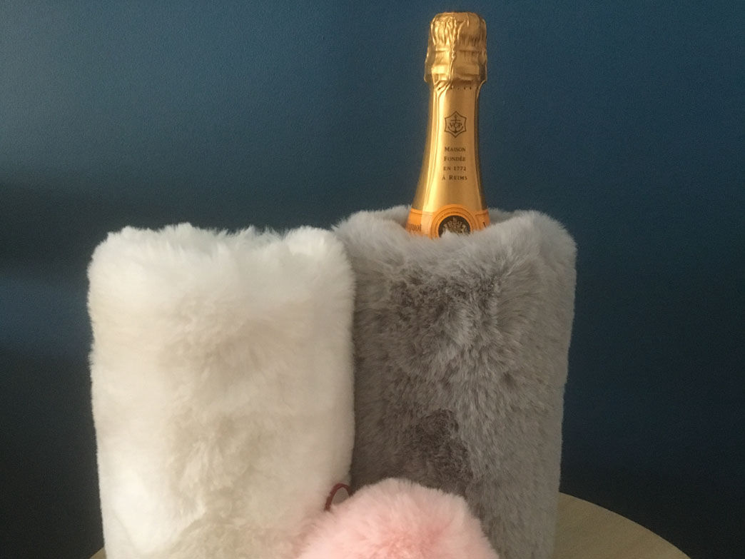 Fur champagne cooler